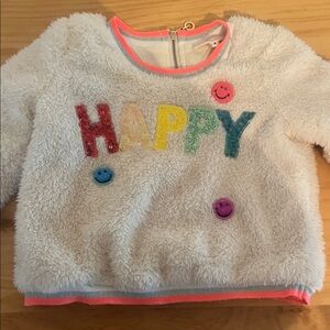 Cozy Kids Fleece Sweatshirt - White